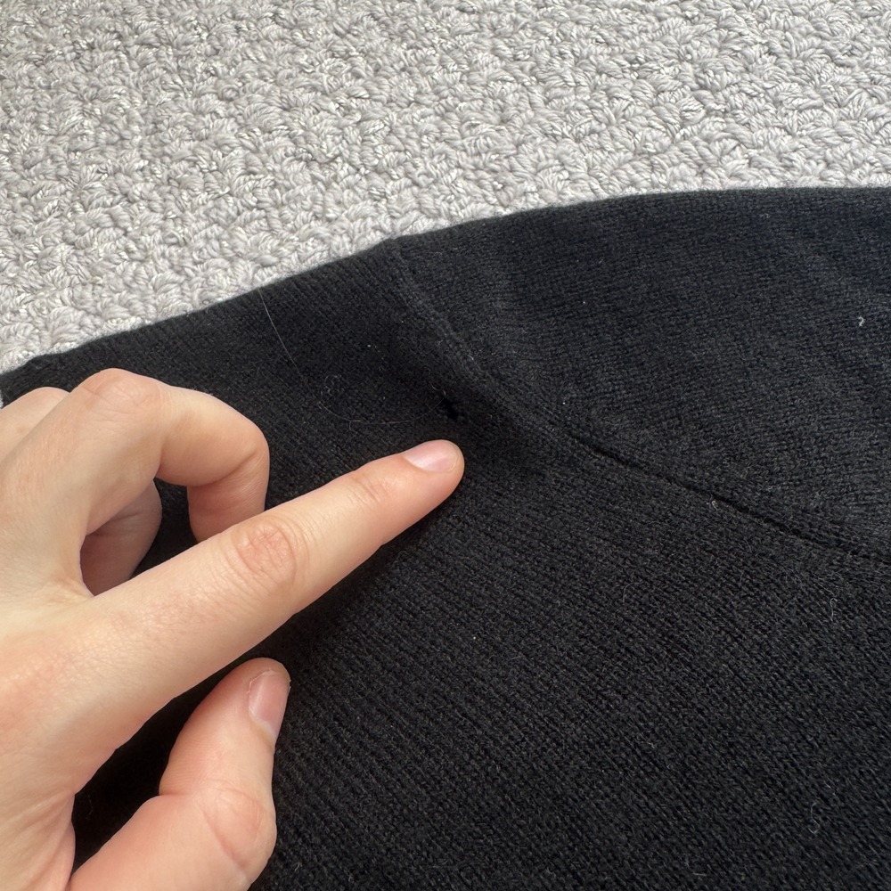 Co-op Barneys New York Cashmere Mini Dress Black S Quiet Luxury - Picture 5 of 7